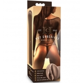 Коричневый мастубратор-вагина Nicole s Kitty - Blush Novelties - в Вологде купить с доставкой