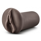 Коричневый мастубратор-вагина Nicole s Kitty - Blush Novelties - в Вологде купить с доставкой