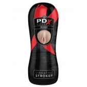 Мастурбатор-вагина Vibrating Pussy Stroker с вибрацией - Pipedream - в Вологде купить с доставкой