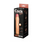 Телесная насадка-удлинитель из неоскин - 19,5 см. - LOVETOY (А-Полимер) - в Вологде купить с доставкой