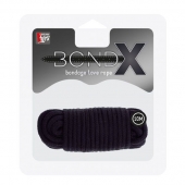 Черная веревка для связывания BONDX LOVE ROPE - 10 м. - Dream Toys - купить с доставкой в Вологде