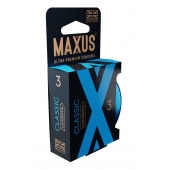 Классические презервативы в железном кейсе MAXUS Classic - 3 шт. - Maxus - купить с доставкой в Вологде