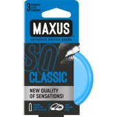 Классические презервативы в железном кейсе MAXUS Classic - 3 шт. - Maxus - купить с доставкой в Вологде