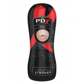 Мастурбатор-ротик Vibrating Oral Stroker - Pipedream - в Вологде купить с доставкой