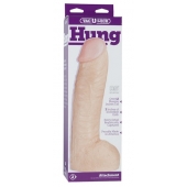 Огромная насадка-реалистик Vac-U-Lock Realistic Hung - 31,7 см. - Doc Johnson - купить с доставкой в Вологде