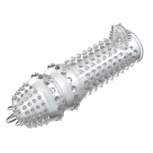 Закрытая прозрачная насадка Crystal sleeve - 14,2 см. - Erowoman-Eroman - в Вологде купить с доставкой