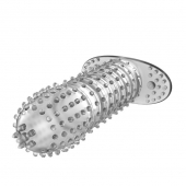 Закрытая прозрачная насадка Crystal sleeve - 12 см. - Erowoman-Eroman - в Вологде купить с доставкой
