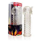 Закрытая прозрачная насадка на пенис Crystal Sleeve Faraon - 13,5 см. - Erowoman-Eroman - в Вологде купить с доставкой