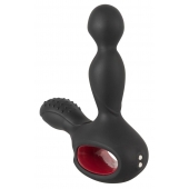 Черный вибромассажер простаты с нагревом и ротацией Prostate Plug - 14,5 см. - Orion - в Вологде купить с доставкой