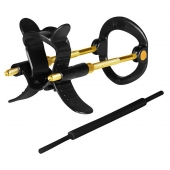 Черно-золотистый экстендер для пениса Sex Expert - Sex Expert - в Вологде купить с доставкой