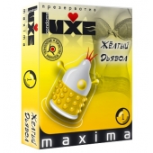 Презерватив LUXE Maxima  Желтый дьявол  - 1 шт. - Luxe - купить с доставкой в Вологде