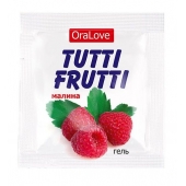 Пробник гель-смазки Tutti-frutti с малиновым вкусом - 4 гр. - Биоритм - купить с доставкой в Вологде