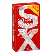 Утолщенные презервативы Sagami Xtreme Feel Long с точками - 10 шт. - Sagami - купить с доставкой в Вологде