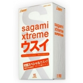 Ультратонкие презервативы Sagami Xtreme SUPERTHIN - 15 шт. - Sagami - купить с доставкой в Вологде
