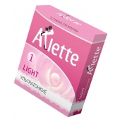 Ультратонкие презервативы Arlette Light - 3 шт. - Arlette - купить с доставкой в Вологде