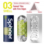 Мастурбатор SPINNER Shell - Tenga - в Вологде купить с доставкой