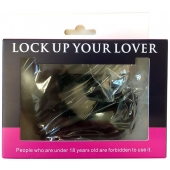 Черные меховые наручники Love с ключиками - Baile - купить с доставкой в Вологде