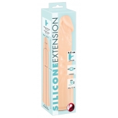 Телесная насадка-удлинитель Silicone Extension - 19 см. - Orion - в Вологде купить с доставкой