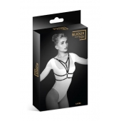 Черная упряжь на грудь Laura - Bijoux Pour Toi - купить с доставкой в Вологде