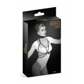 Черная упряжь на грудь Julia - Bijoux Pour Toi - купить с доставкой в Вологде