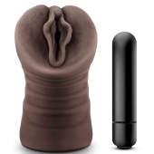 Коричневый мастурбатор-вагина Alexis - Blush Novelties - в Вологде купить с доставкой