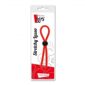 Красное эрекционное лассо с одной бусинкой-утяжкой STRETCHY THICK LASSO - Dream Toys - в Вологде купить с доставкой