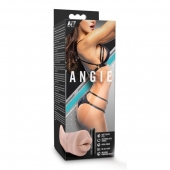 Телесный мастурбатор-ротик Angie - Blush Novelties - в Вологде купить с доставкой