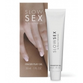 Гель для мастурбации с ароматом кокоса Slow Sex Finger Play Gel - 30 мл. - Bijoux Indiscrets - купить с доставкой в Вологде
