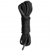 Черная веревка для бондажа Easytoys Bondage Rope - 5 м. - Easy toys - купить с доставкой в Вологде