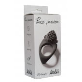 Черное эрекционное виброкольцо Pure Passion Midnight - Lola Games - в Вологде купить с доставкой