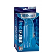 Синяя вакуумная помпа MENZSTUFF PENIS ENLARGER - Dream Toys - в Вологде купить с доставкой