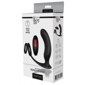 Черный массажер простаты REMOTE P-PLEASER - Dream Toys - в Вологде купить с доставкой