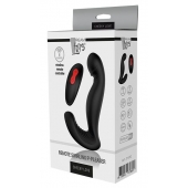 Черный вибромассажер простаты SWIRLING P-PLEASER - Dream Toys - в Вологде купить с доставкой