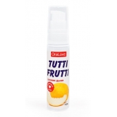 Гель-смазка Tutti-frutti со вкусом сочной дыни - 30 гр. - Биоритм - купить с доставкой в Вологде