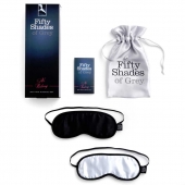Набор из двух масок на глаза Soft Blindfold Twin Pack - Fifty Shades of Grey - купить с доставкой в Вологде