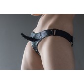 Черные трусики Better с анальной насадкой - 8 см. - Lola Games - купить с доставкой в Вологде