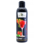 Интимный гель-смазка JUICY FRUIT с ароматом клубники - 200 мл. - БиоМед - купить с доставкой в Вологде