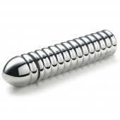 Рельефный фаллос для интенсивного электросекса Groovey George - 20 см. - MyStim - купить с доставкой в Вологде