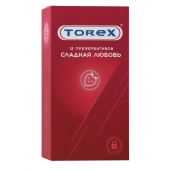 Презервативы Torex  Сладкая любовь  с ароматом клубники - 12 шт. - Torex - купить с доставкой в Вологде