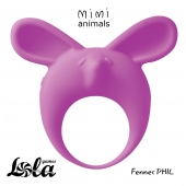 Фиолетовое эрекционное кольцо Fennec Phil - Lola Games - в Вологде купить с доставкой
