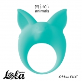 Зеленое эрекционное кольцо Kitten Kyle - Lola Games - в Вологде купить с доставкой