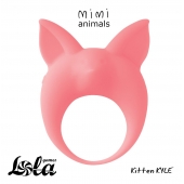 Оранжевое эрекционное кольцо Kitten Kyle - Lola Games - в Вологде купить с доставкой