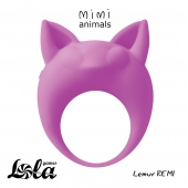 Фиолетовое эрекционное кольцо Lemur Remi - Lola Games - в Вологде купить с доставкой