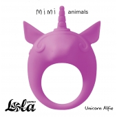 Фиолетовое эрекционное кольцо Unicorn Alfie - Lola Games - в Вологде купить с доставкой