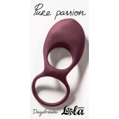 Бордовое эрекционное виброкольцо Daydream - Lola Games - в Вологде купить с доставкой