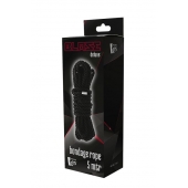 Черная веревка для шибари DELUXE BONDAGE ROPE - 5 м. - Dream Toys - купить с доставкой в Вологде