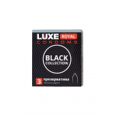 Черные презервативы LUXE Royal Black Collection - 3 шт. - Luxe - купить с доставкой в Вологде