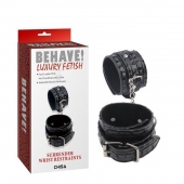 Черные наручники Surrender Wrist Restraints - Chisa - купить с доставкой в Вологде