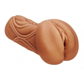 Кофейный мастурбатор-вагина Dumpling - Lola Games - в Вологде купить с доставкой