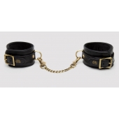 Черные оковы на ноги Bound to You Faux Leather Ankle Cuffs - Fifty Shades of Grey - купить с доставкой в Вологде